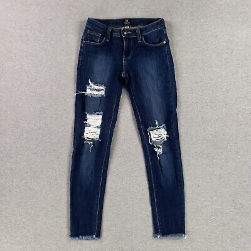 Just Black Dark Wash Blue Jeans